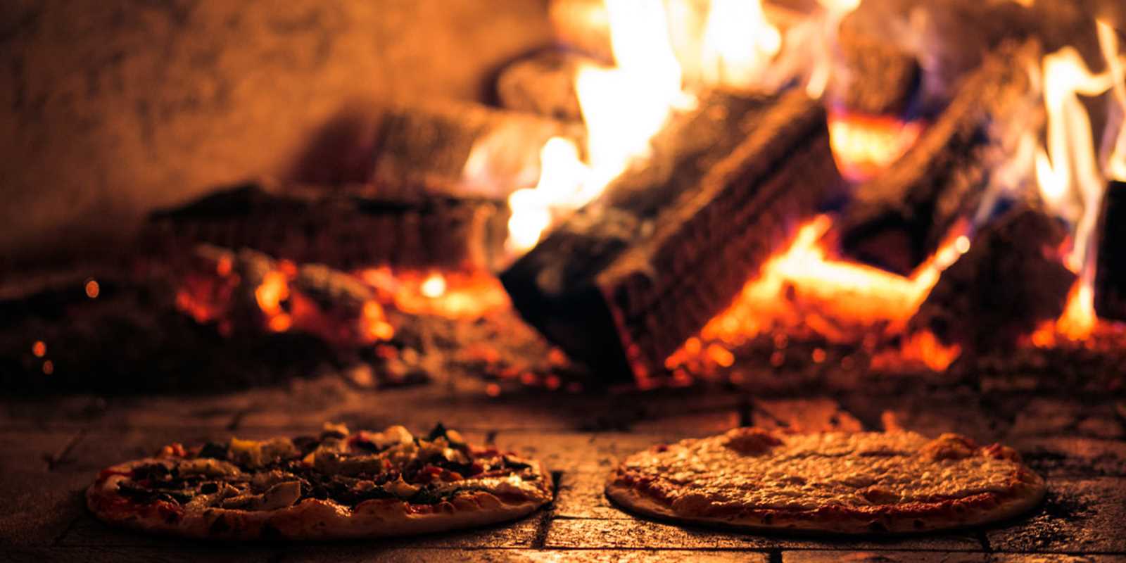 Wood fired pizzas