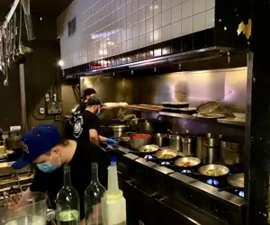 cooks working