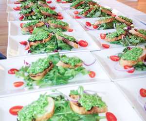 Catered salads at Three Tomatoes