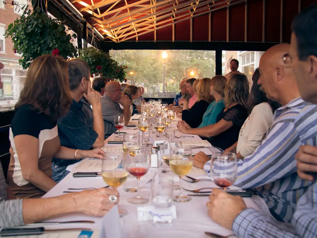 Patio party at Three Tomatoes